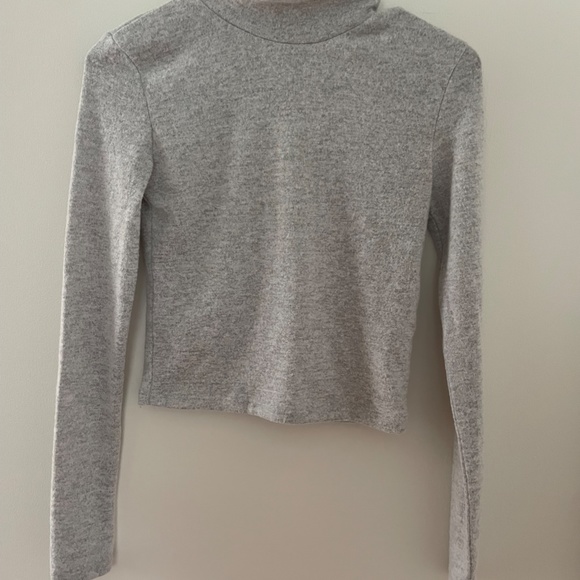 Mock Neck Soft Knit Long--Sleeve - Picture 1 of 7